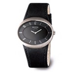 Boccia Titanium Black Oval Face Watch - 3165-06